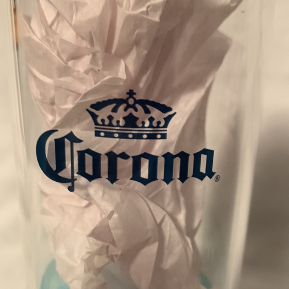 Corona Glass Water Bottle Ocean Wise Screw Off Metal Lid - Picture 4 of 5